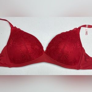 NWT LVR RED Lightly Lined Wireless, 36D *P1051